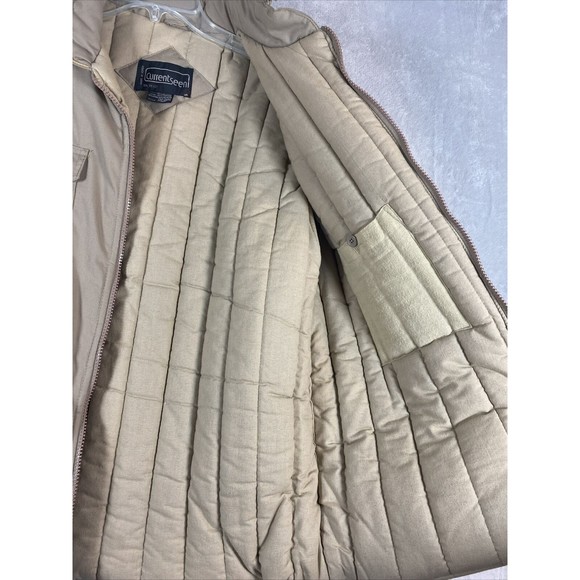 Current Seen Vintage Canvas Puffer Cargo Vest, Large - Picture 5 of 9